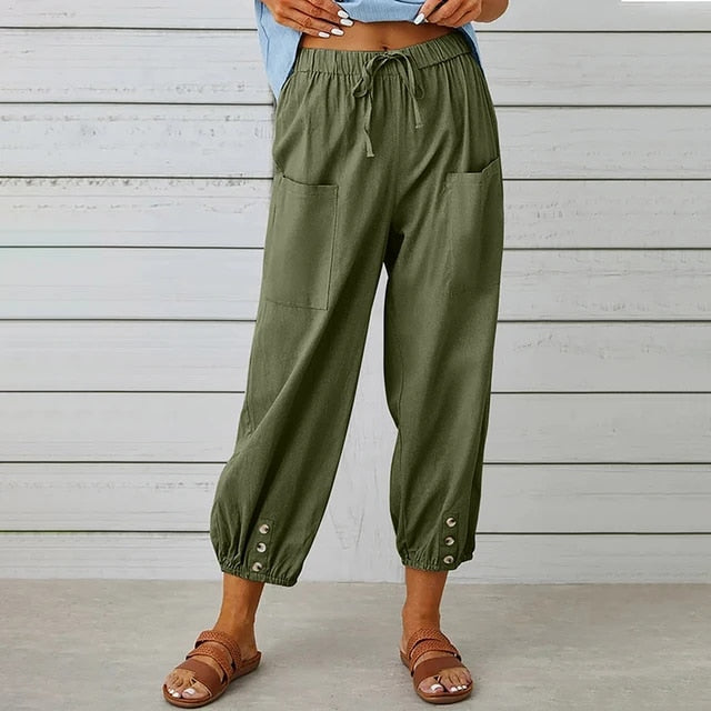 Yessenia - Bequeme Leinenhose