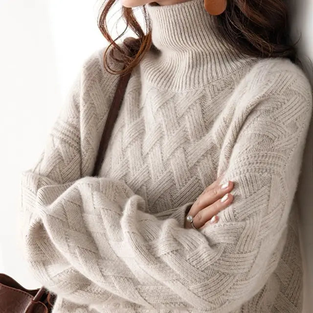 Haisley - Schicker Pullover mit hohem Halsausschnitt