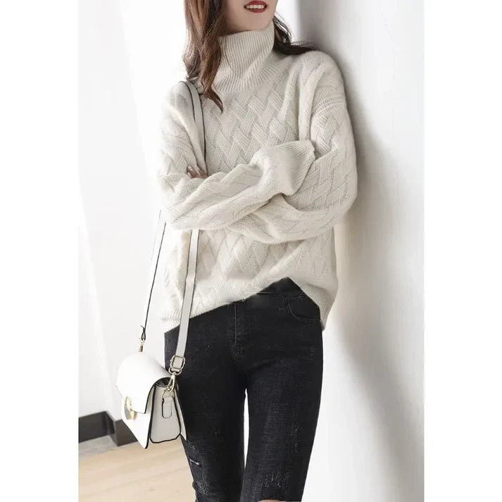 Haisley - Schicker Pullover mit hohem Halsausschnitt