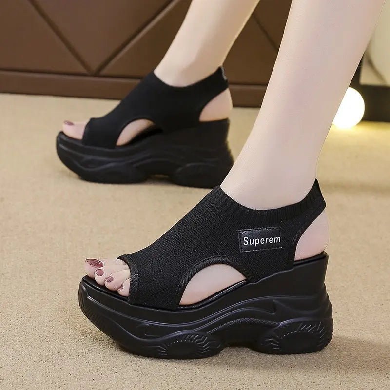 Raisa - Damen Sommerkeil Sandalen