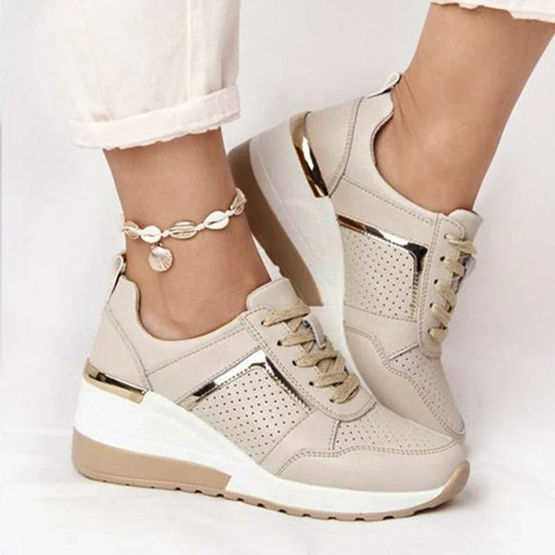 Lillymoda | Evelyn - Orthopädische Schnür Turnschuhe