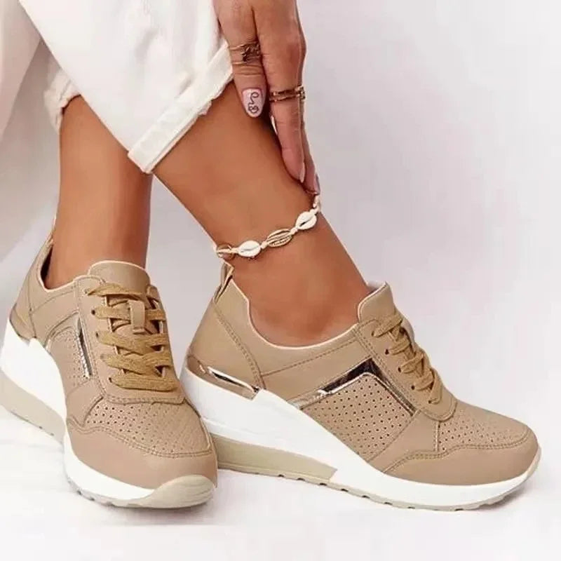 Lillymoda | Evelyn - Orthopädische Schnür Turnschuhe