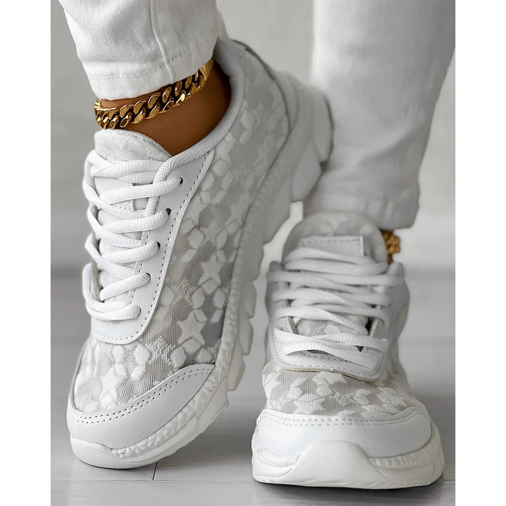 Lillymoda | Jennifer - Bequeme Orthopädische Schnürschuhe
