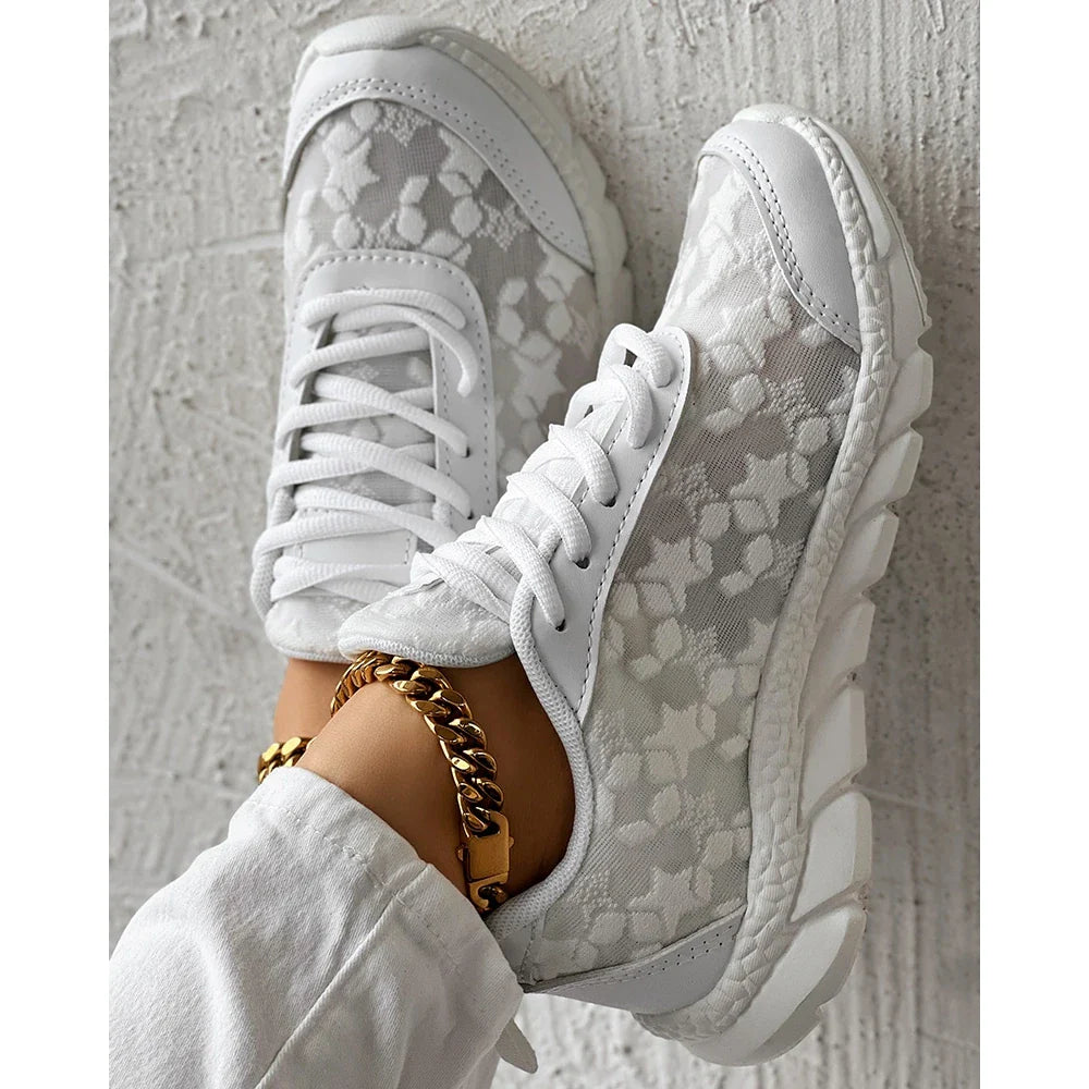 Lillymoda | Jennifer - Bequeme Orthopädische Schnürschuhe
