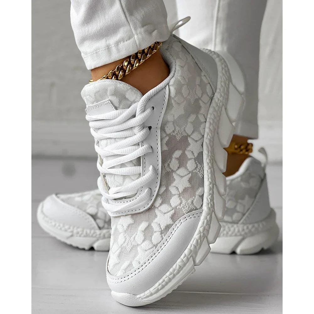 Lillymoda | Jennifer - Bequeme Orthopädische Schnürschuhe