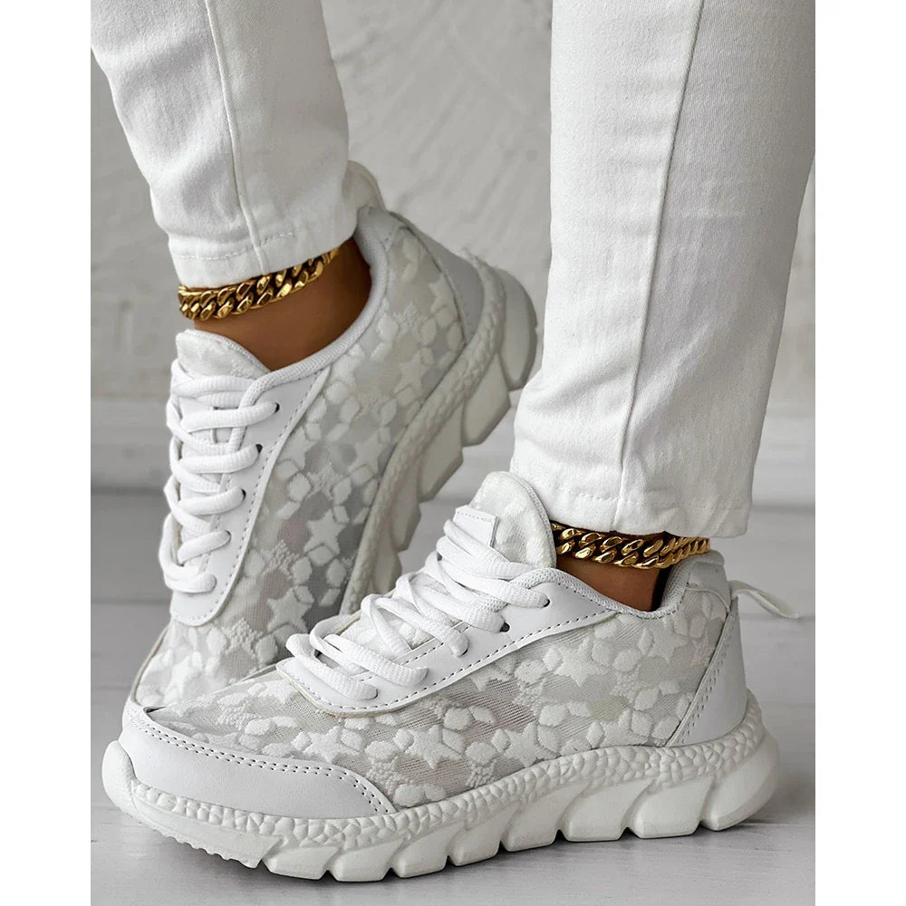 Lillymoda | Jennifer - Bequeme Orthopädische Schnürschuhe