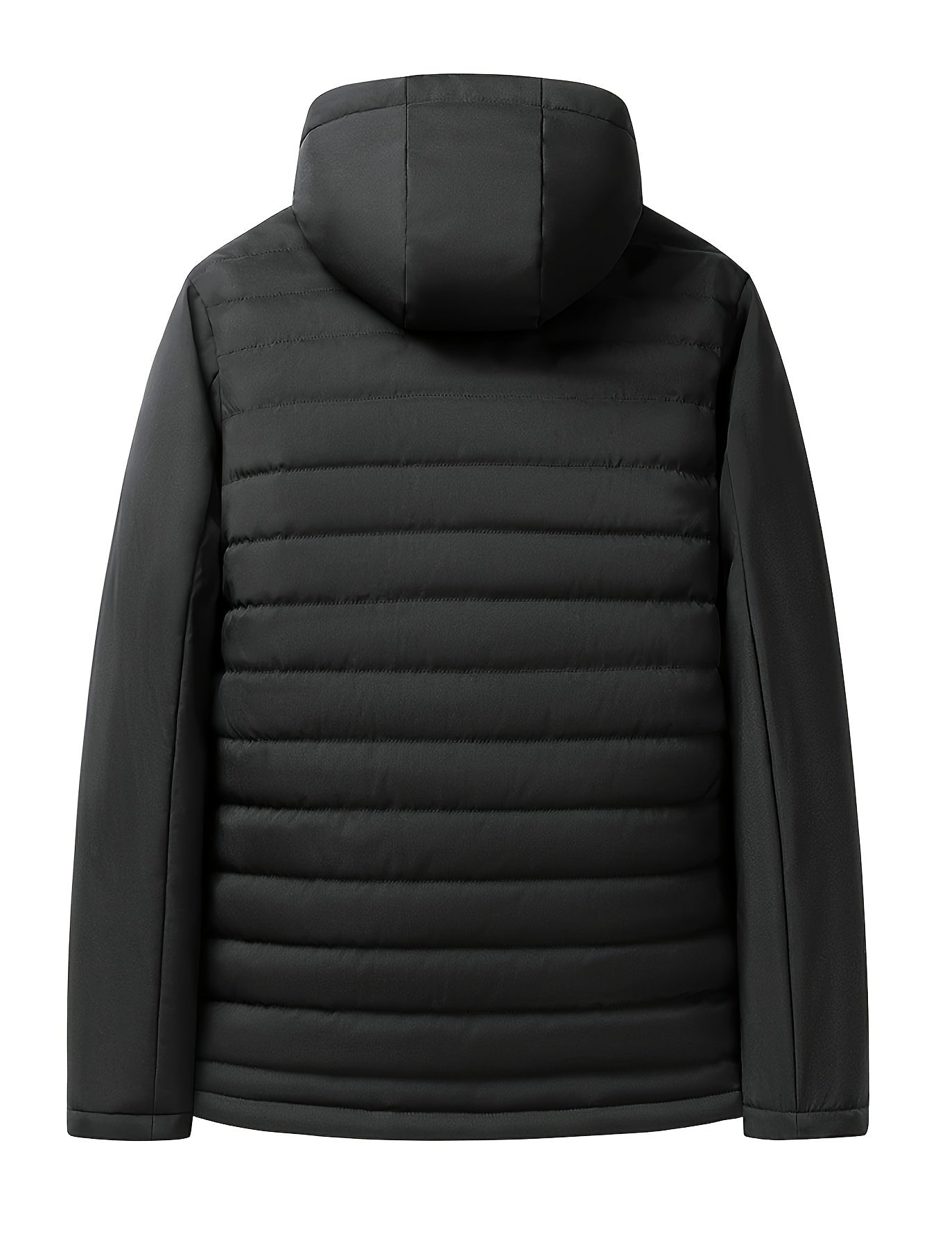 Daunenjacke für Herren – mit Fleece gefüttert – mit Kapuze – Winterjacke – Wintermäntel und -jacken für Herren