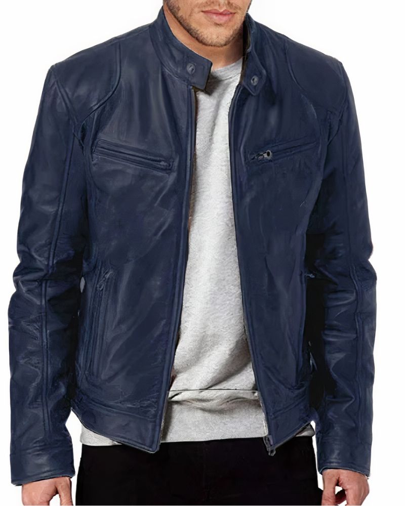 Motorradjacke aus Leder für Männer - Erwan