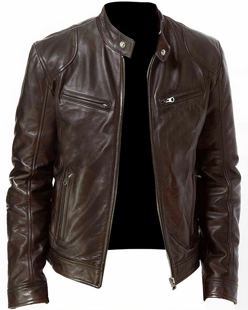 Motorradjacke aus Leder für Männer - Erwan
