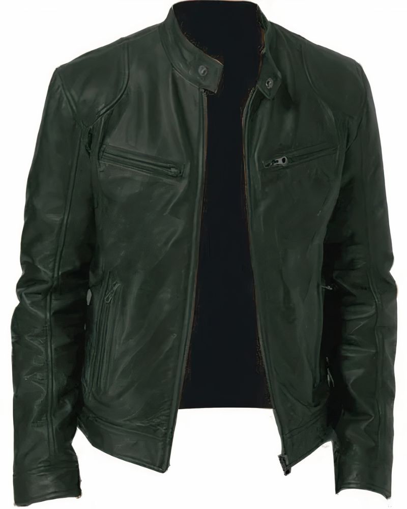 Motorradjacke aus Leder für Männer - Erwan