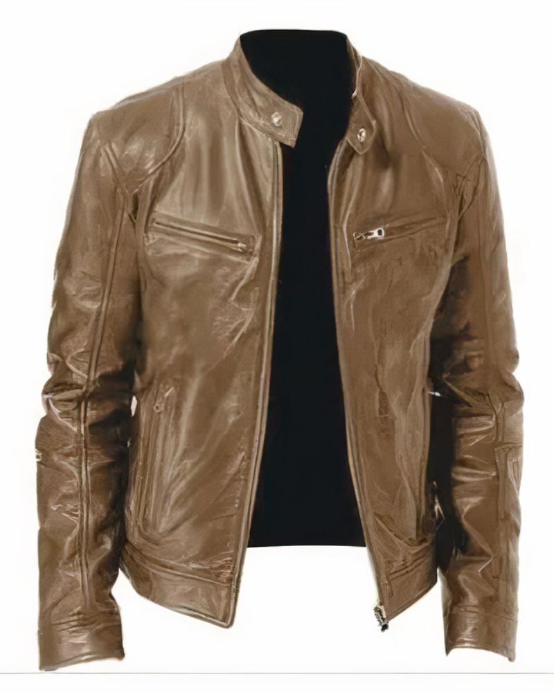 Motorradjacke aus Leder für Männer - Erwan