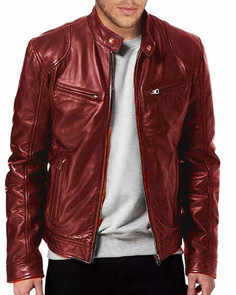 Motorradjacke aus Leder für Männer - Erwan