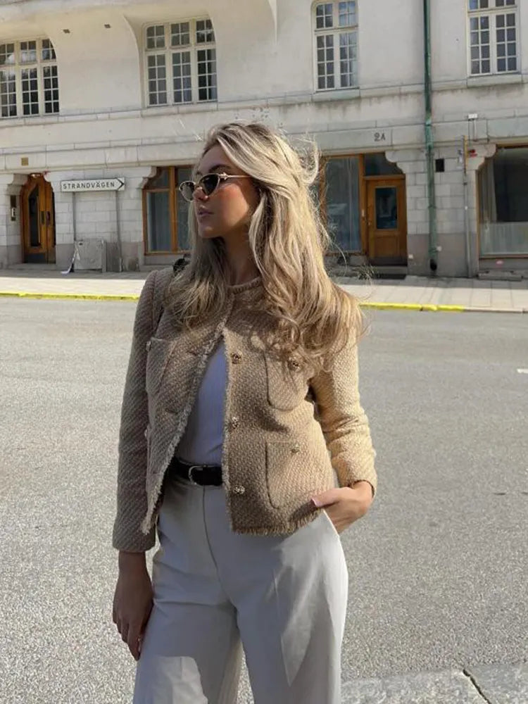 Lillymoda | Jayla - elegante Pailletten-Sommerjacke