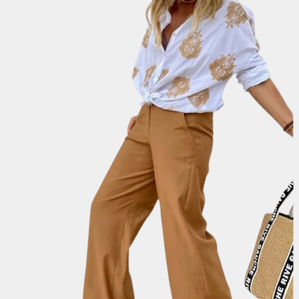 Lillymoda | Josephine - modische, locker sitzende Bluse mit Druck