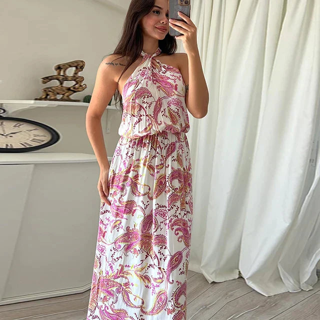 Lillymoda | Jayla - Maxikleid mit überkreuztem Träger