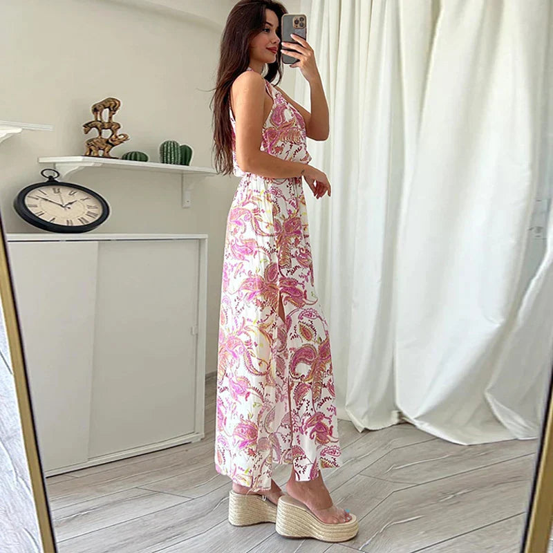 Lillymoda | Jayla - Maxikleid mit überkreuztem Träger