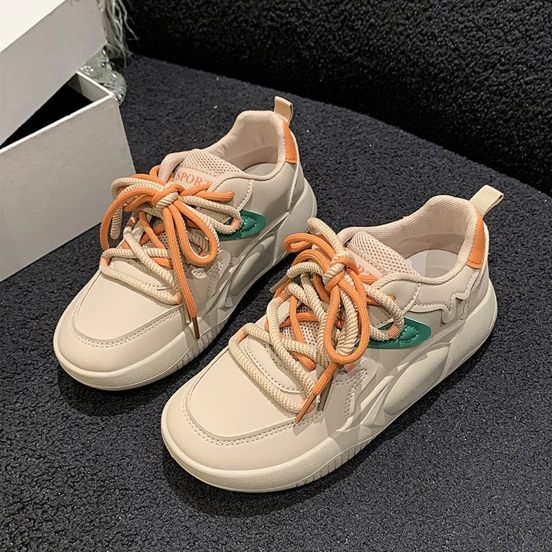 Lizbeth - Modische Damen Plateau-Sneaker