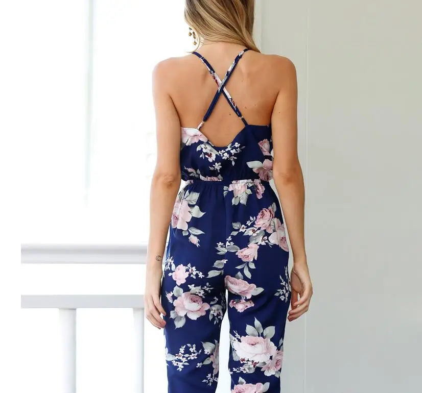 Tania - Sommer-Jumpsuit mit Blumenmuster