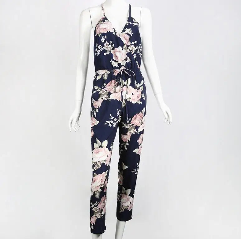 Tania - Sommer-Jumpsuit mit Blumenmuster