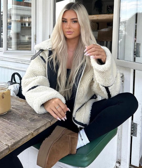 Lillymoda | Aurora – Übergroße Teddyjacke