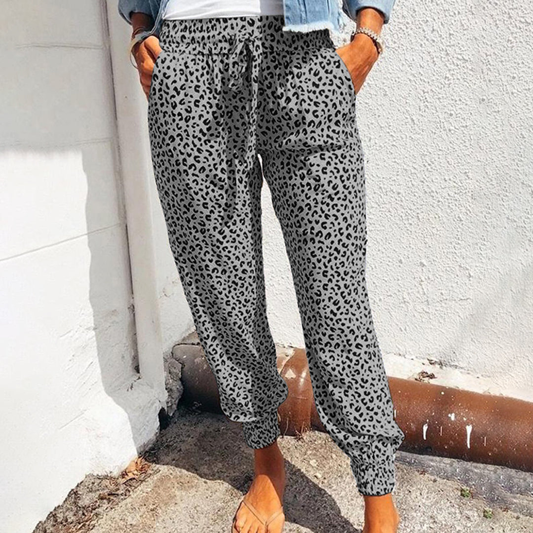Dortha - Leopardenmuster-hose
