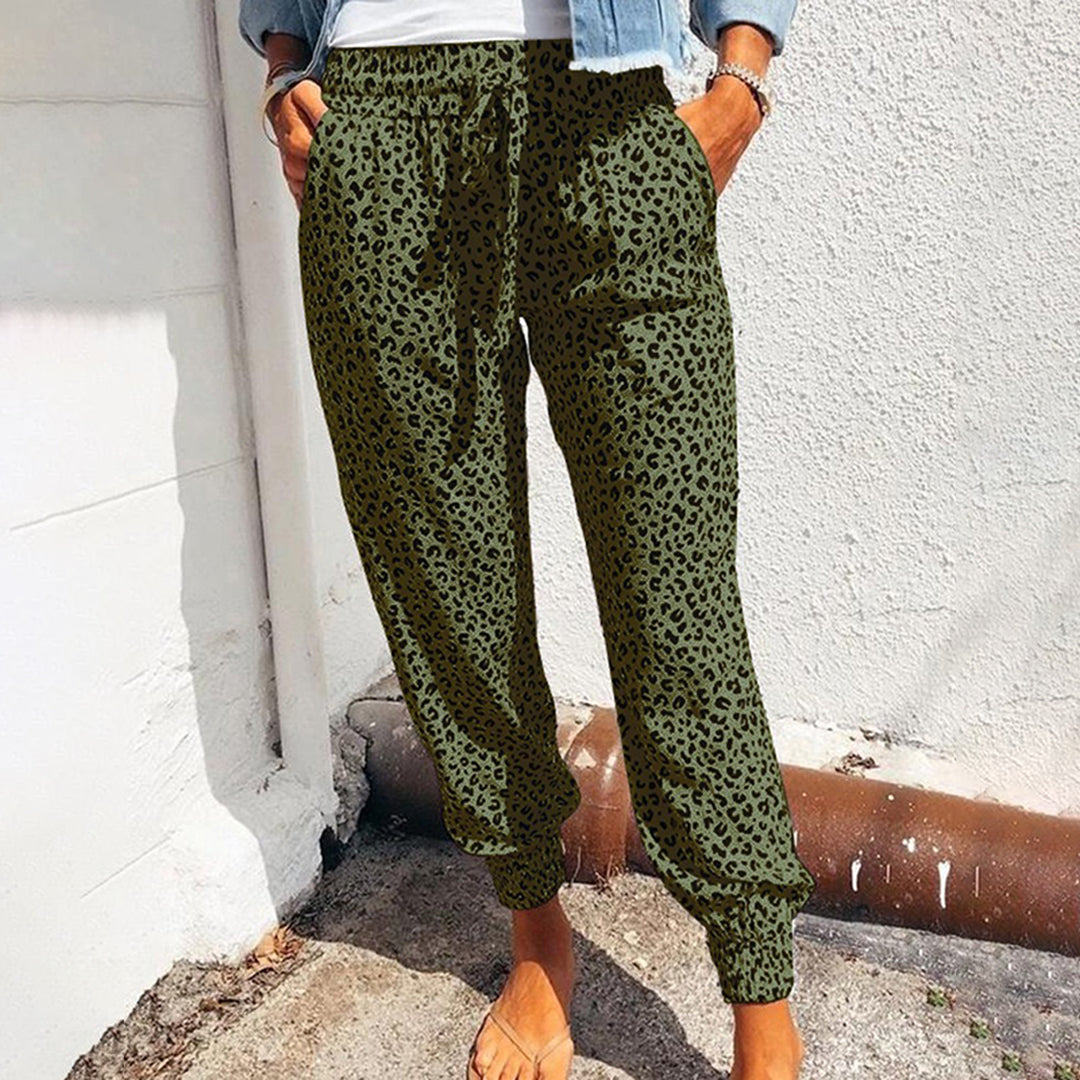 Dortha - Leopardenmuster-hose