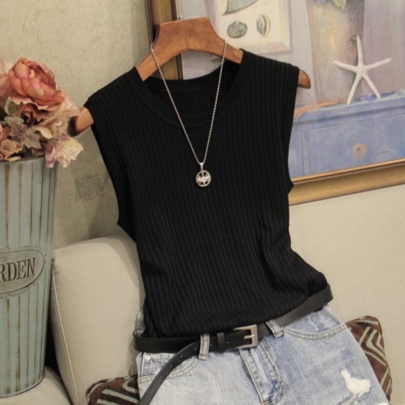 Gestricktes Tanktop für Damen