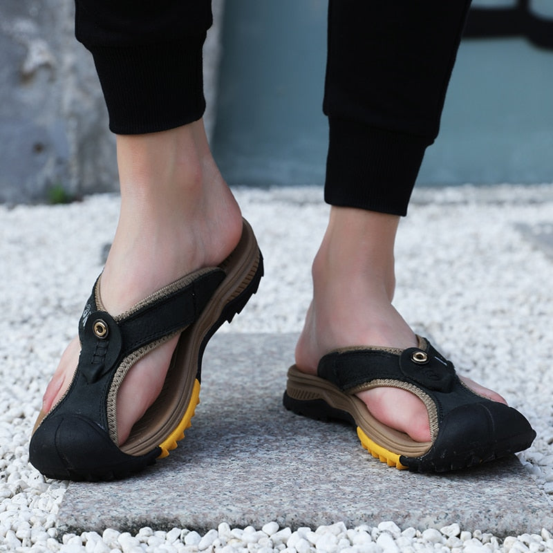 Reinhard - Herrensandalen aus Leder