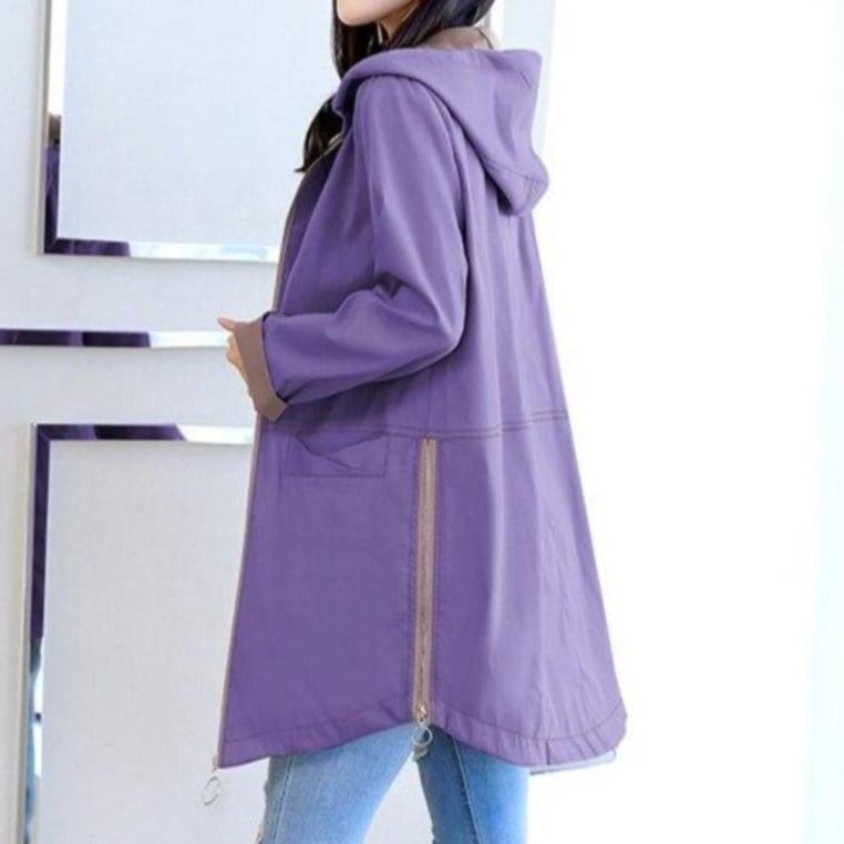 Zweifarbige Übergangsjacke für Damen