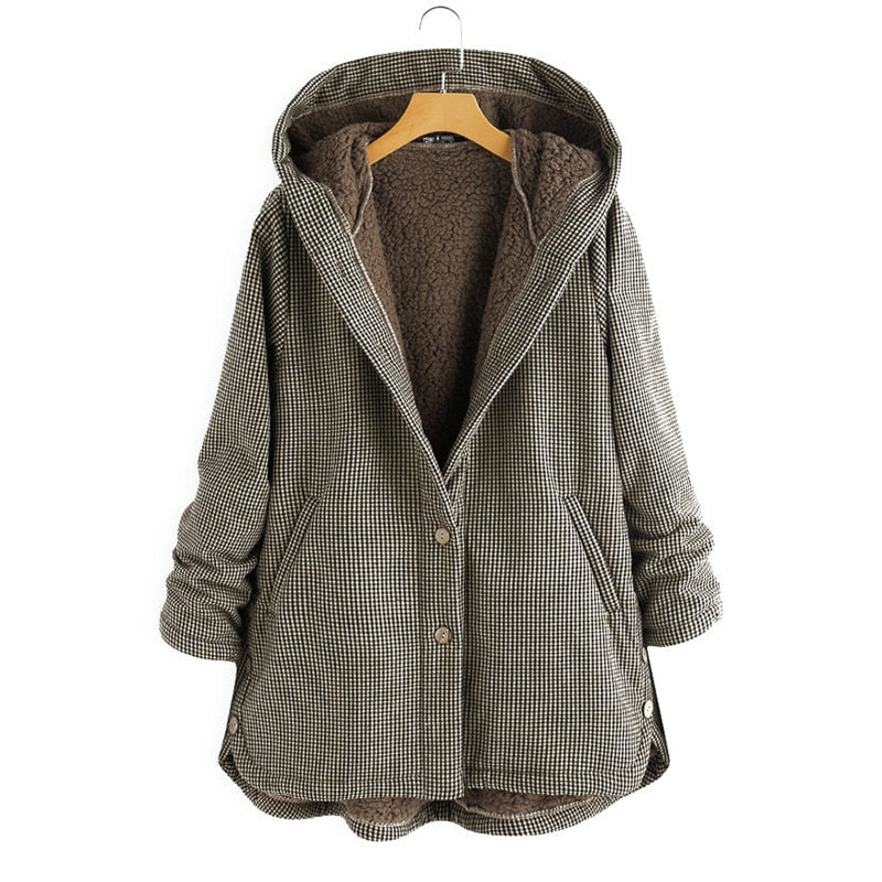 Elena | Elegante und bequeme Damen-Kapuzenjacke