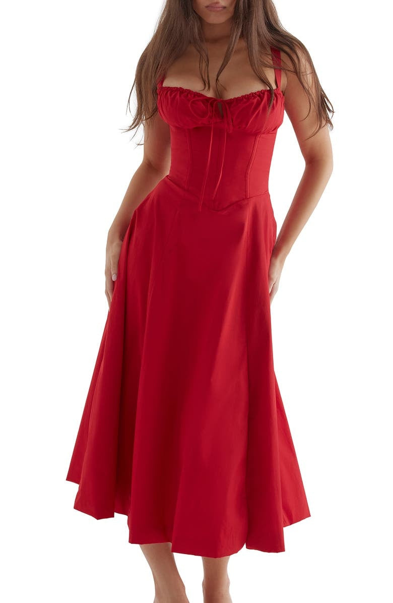 Lillymoda | Blakley - korsettiertes Blumen Sommerkleid