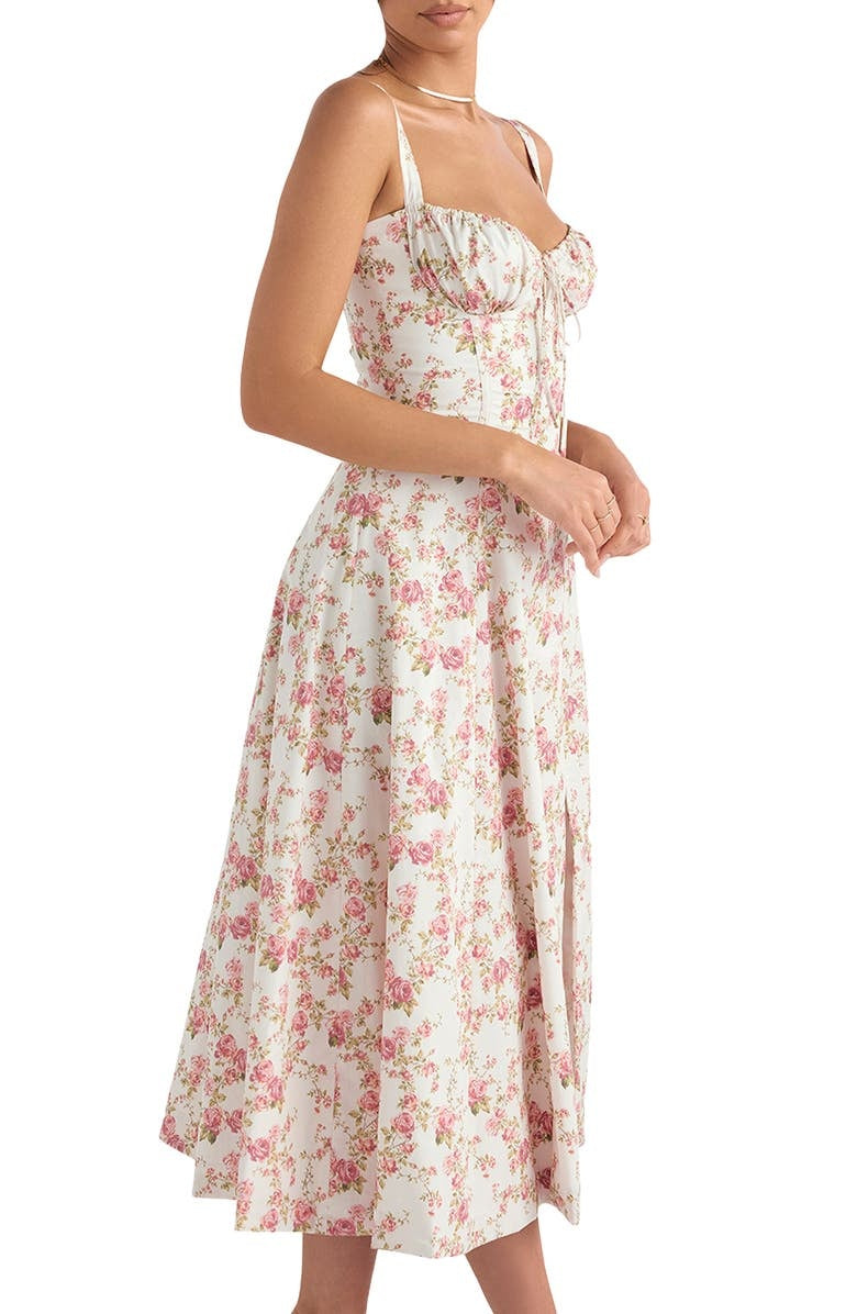 Lillymoda | Blakley - korsettiertes Blumen Sommerkleid
