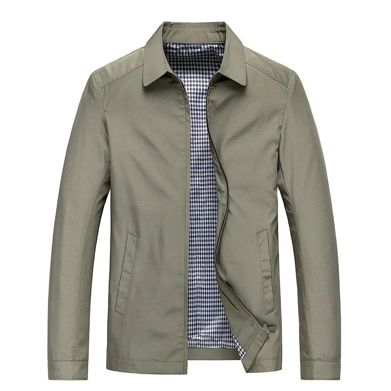 Harrington-Jacke – mit Reißverschluss – wasserdicht – Herbstjacke – Herrenjacken