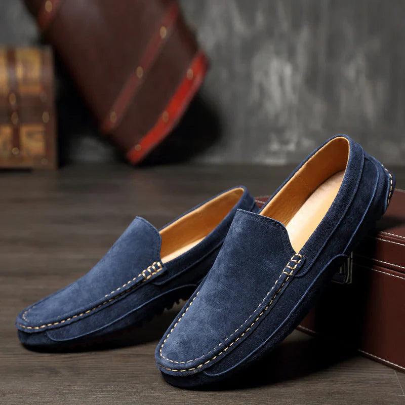 Leonhard - Elegante Herren Loafer aus echtem Wildleder