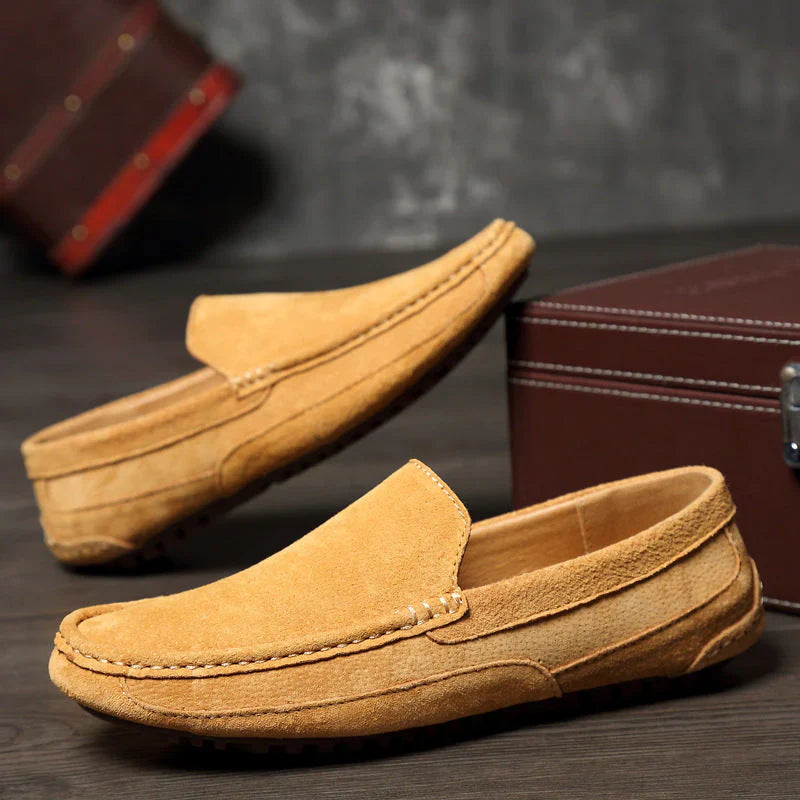 Leonhard - Elegante Herren Loafer aus echtem Wildleder