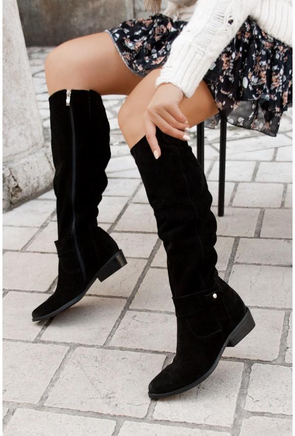 Lillymoda | Alice - Bequeme Warme Wildlederstiefel für Frauen