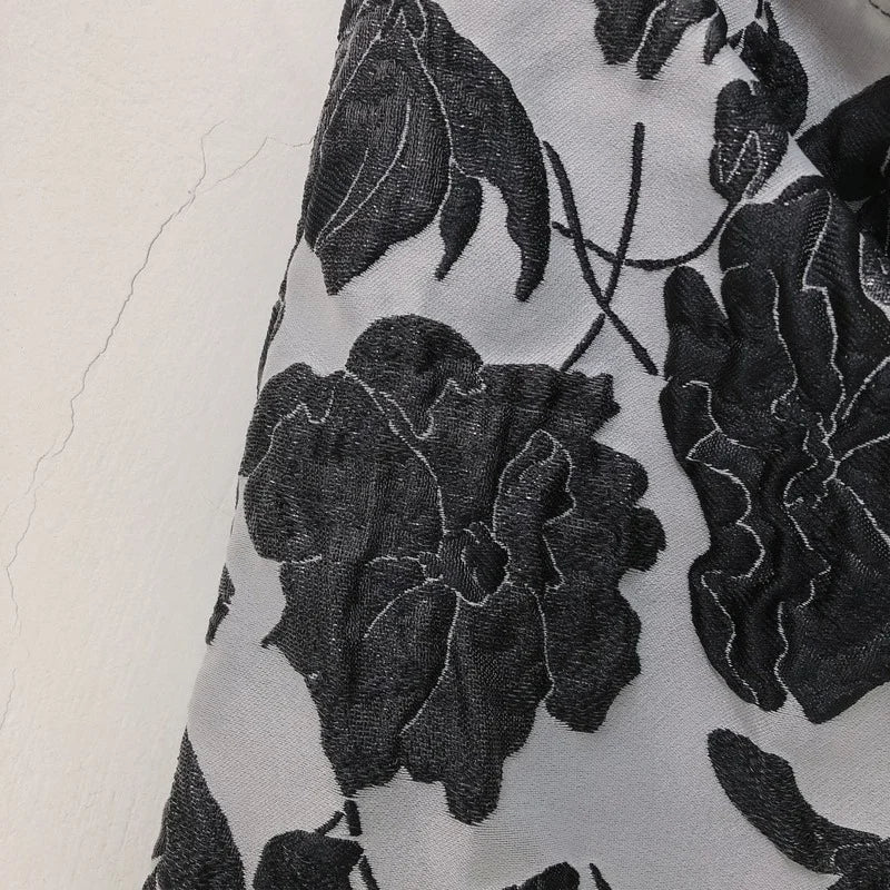 Floral bestickte Schultertasche – Vintage Shopper mit großer Kapazität - Wilma