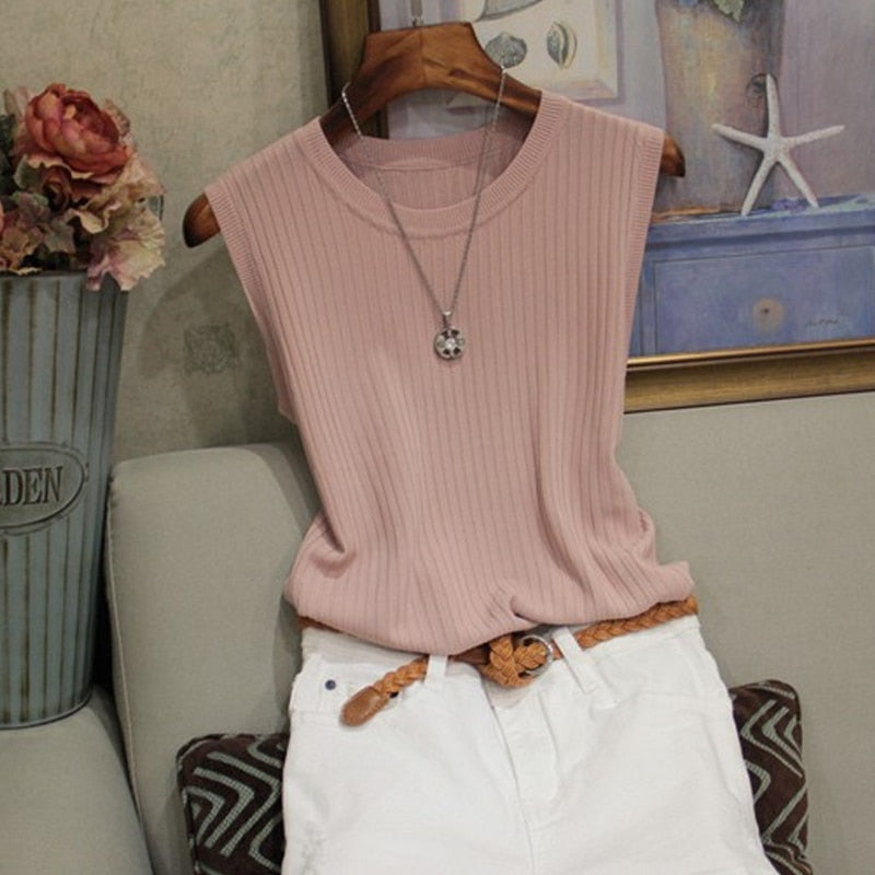 Gestricktes Tanktop für Damen