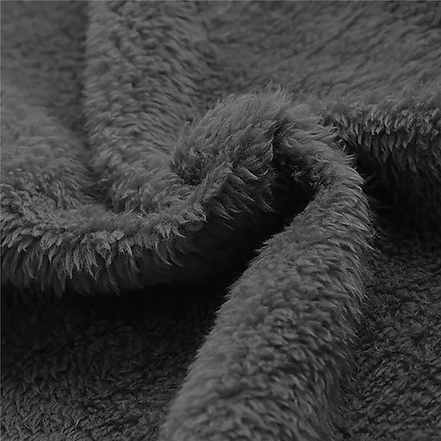 Herbstjacke – mit Kapuze – mit Reißverschluss – mit Fleece gefüttert – Herrenjacke
