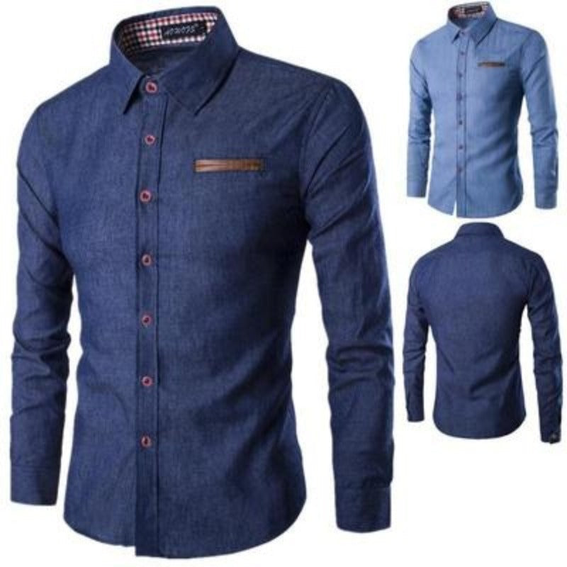Guillaume - Denim-Bluse