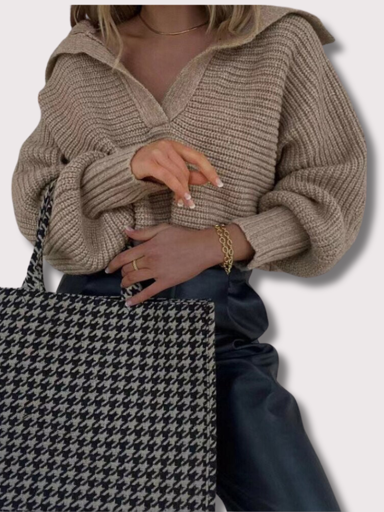 Lillymoda | Elise Retro Lose Pullover