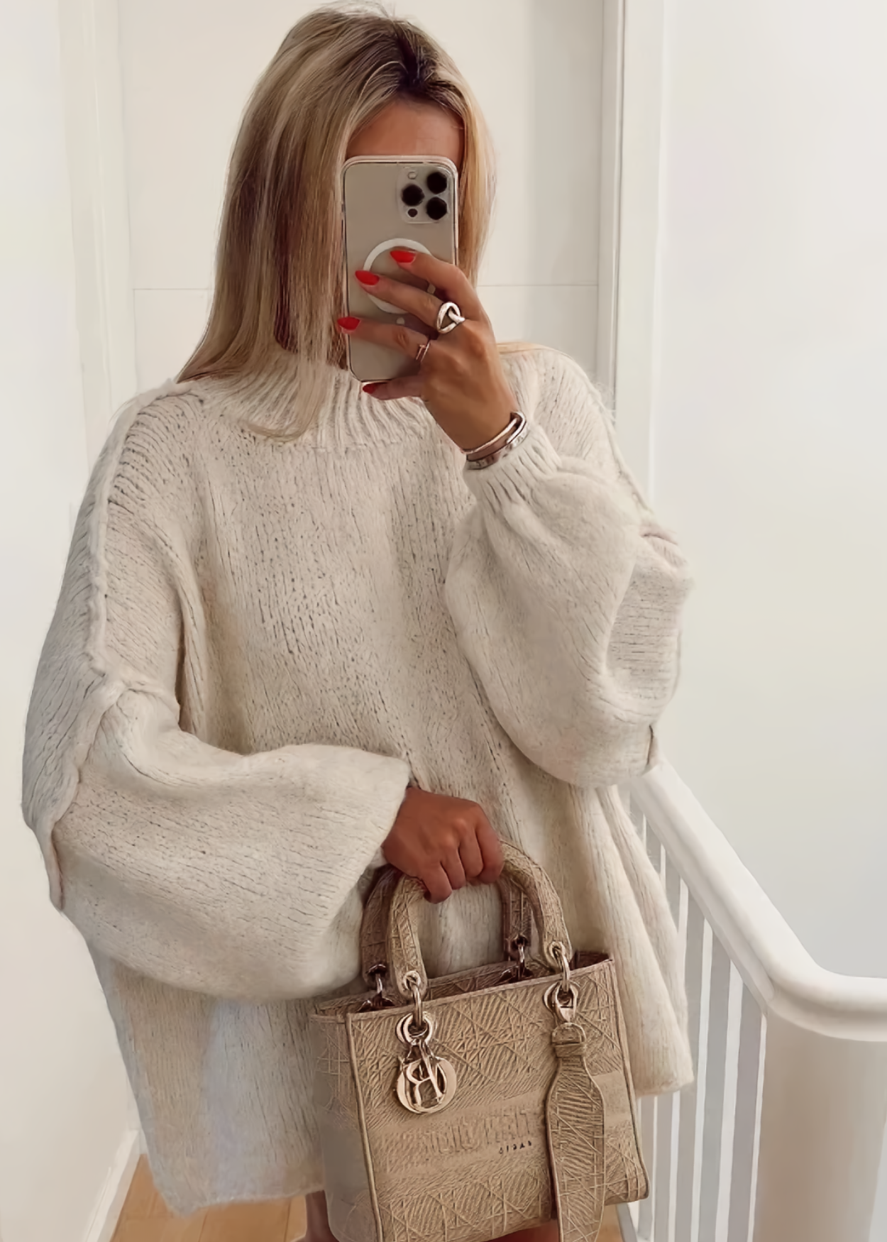 Lillymoda | Briley - Übergroßer Pullover mit O-Ausschnitt aus Strick