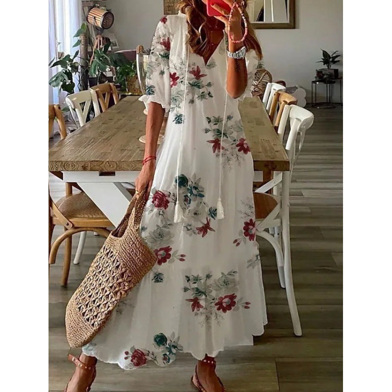 Lillymoda | Jolene - lässiges Sommerkleid mit Blumenmuster