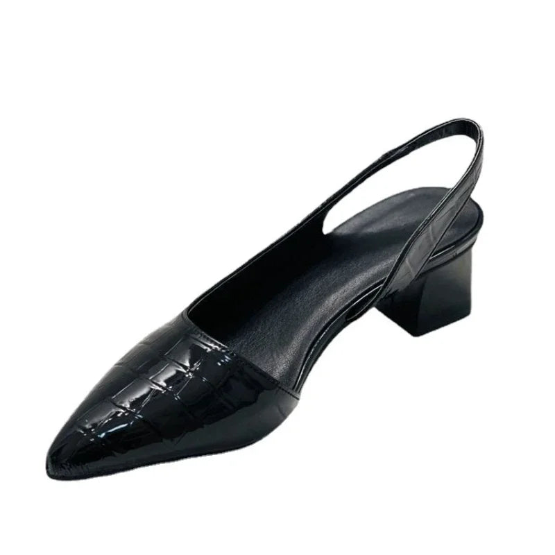 Clotilda - Orthopädische Croco Pumps für Damen