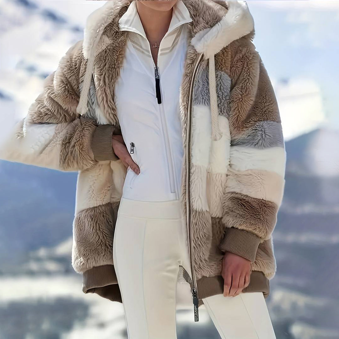 Hoodira | Weiche Kapuzenfleecejacke für Damen