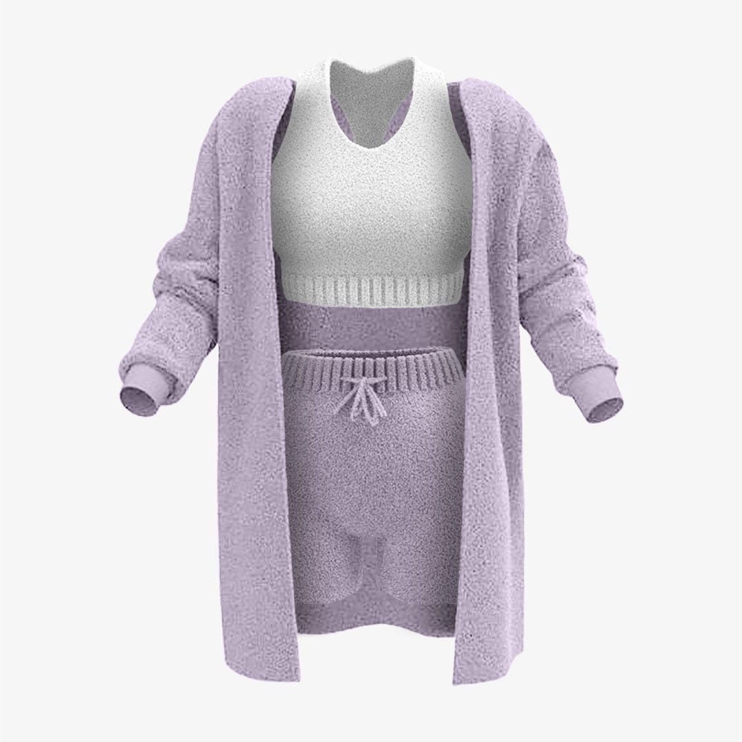 Lillymoda | Julia - Lässiges Lounge Outfit (Dreiteiliges)