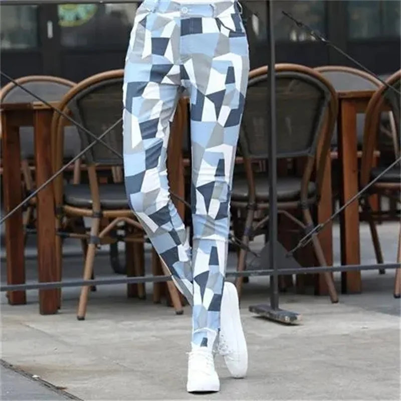 Itzel – Modische Leggings mit elastischem Bund und Blumendruck