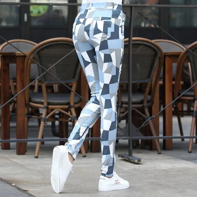 Itzel – Modische Leggings mit elastischem Bund und Blumendruck