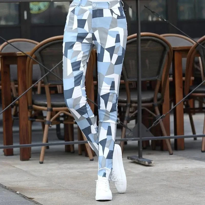 Itzel – Modische Leggings mit elastischem Bund und Blumendruck