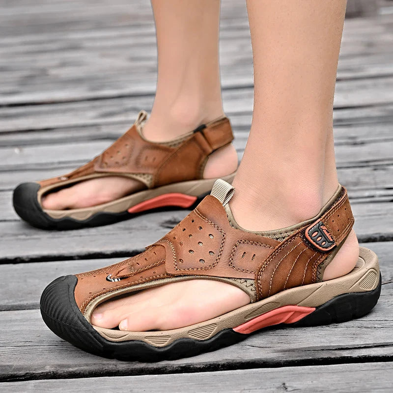 Elly - Herren Ledersandalen